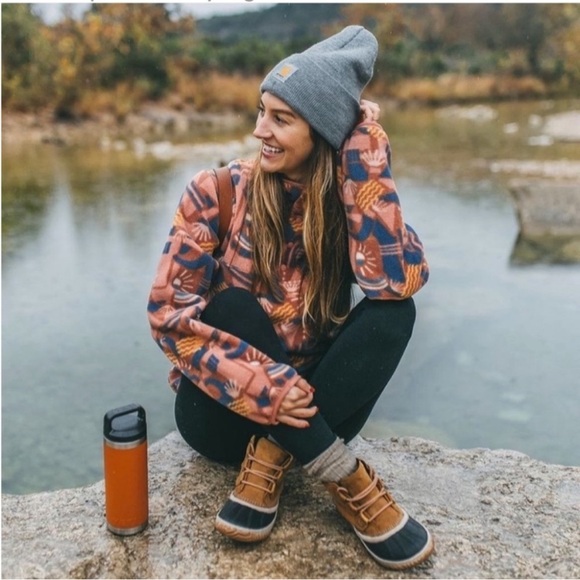 Patagonia Synchilla Snap-T Fleece in Canyon Block Big Sisu